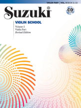 SUZUKI VIOLIN SCHOOL #5 REVISED BK/CD P.O.P. cover Thumbnail